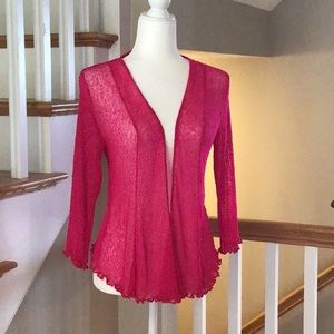 Fuchsia shrug
